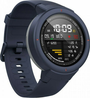 Amazfit Verge 43мм Смарт часовник с Пулсомер (Blue)
