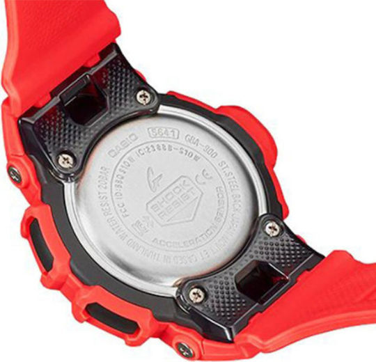 Casio GBA-900-4AER 49mm Smartwatch (Roșu)