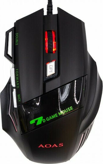 aoas K90 Gaming Ποντίκι 3200 DPI Μαύρο