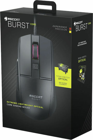 Roccat Burst Core RGB Gaming Mouse 8500 DPI Black