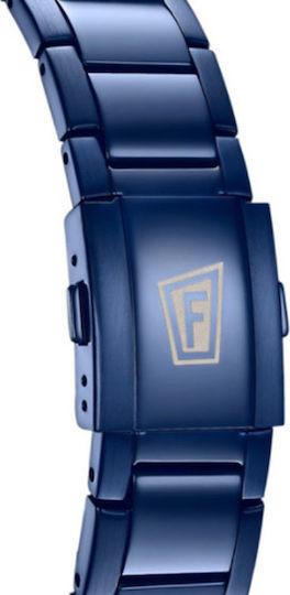Festina Chrono Bike Hybrid Stainless Steel 45mm Waterproof Smartwatch (Blue Steel Bracelet)