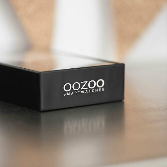 Oozoo Q00310 45мм Смартчасовник с Пулсомер (Сребрист)