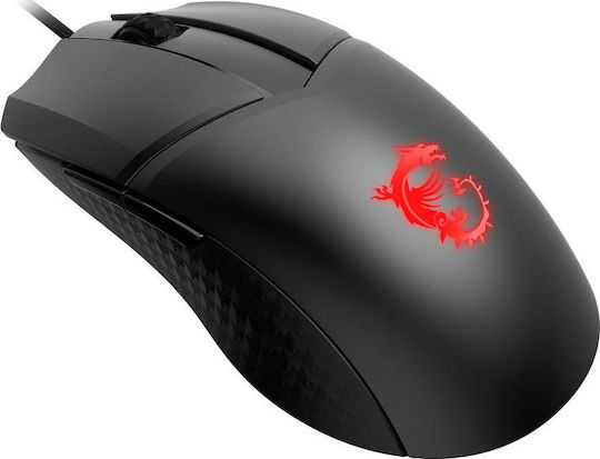 MSI Clutch GM41 Lightweight RGB Gaming Gaming Maus 6400 DPI Schwarz