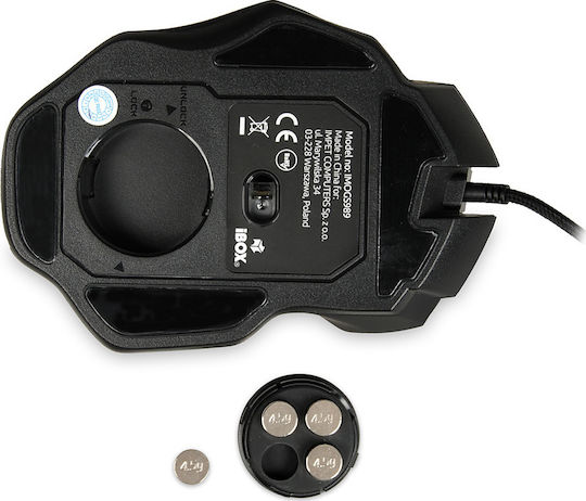 iBox Aurora A-2 RGB Gaming Mouse 6400 DPI Negru