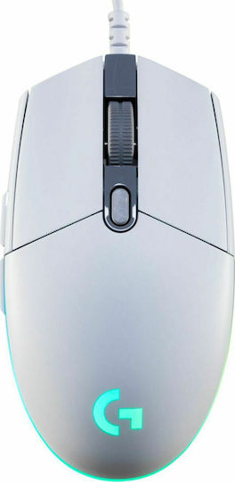 Logitech G203 Lightsync RGB Геймърска Мишка 8000 DPI Бял