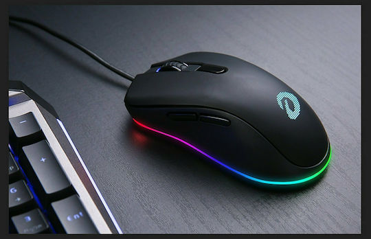 Dareu EM908 RGB Gaming Gaming Maus 6000 DPI Schwarz