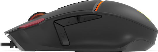 Krux Fuze Pro RGB Gaming Ποντίκι 12000 DPI Μαύρο