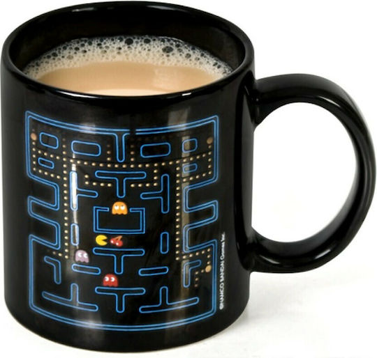 Paladone Pac Man Heat Change Ceramic Black Mug 330ml