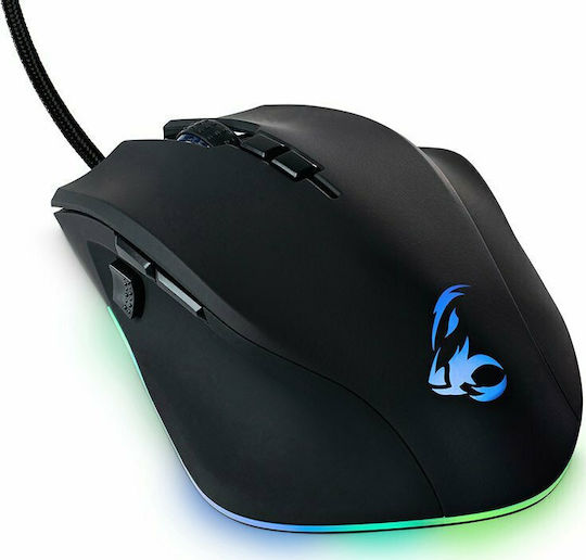 MediaRange MRGS203 RGB Gaming Mouse 5000 DPI Black