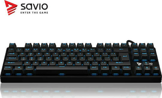 Savio Tempest RX Gaming Mechanical Keyboard Tenkeyless with Outemu Blue switches and Illuminated keys (English US)