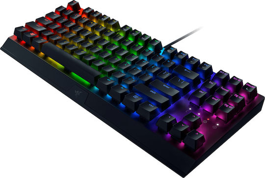 Razer BlackWidow V3 TKL Gaming Mechanische Tastatur Tenkeyless mit Razer Grün Schaltern und RGB-Beleuchtung (Griechisch)
