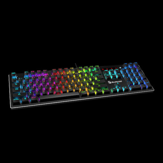 A4Tech A4Tech B820R Gaming Mechanical Keyboard with LK Blue Switches and RGB Lighting (English US)