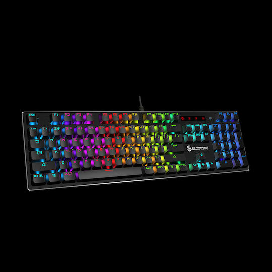 A4Tech A4Tech B820R Gaming Mechanical Keyboard with LK Blue Switches and RGB Lighting (English US)