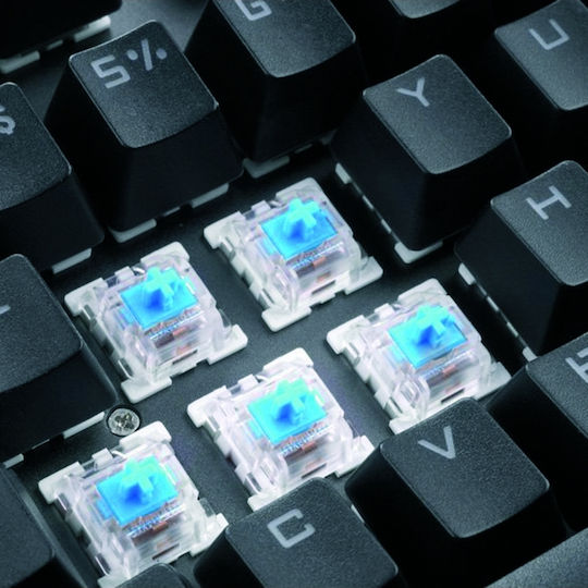 Omega Varr Gaming Μηχανικό Πληκτρολόγιο με Jixian Blue διακόπτες και RGB φωτισμό (Αγγλικό US)