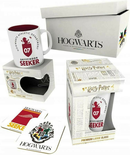 GB eye Quidditch Gift Box Cană Ceramică Albă