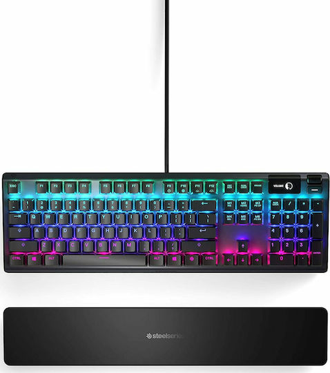SteelSeries Apex 5 Gaming Mechanische Tastatur mit SteelSeries Hybrid Schaltern und RGB-Beleuchtung (Englisch US)