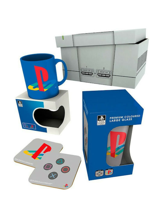 GB eye PlayStation Gift Box Classic 2019 Cană Ceramică Gri 4buc