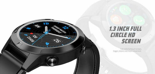 Havit M9001C Wasserdicht Smartwatch mit Pulsmesser (Schwarz)