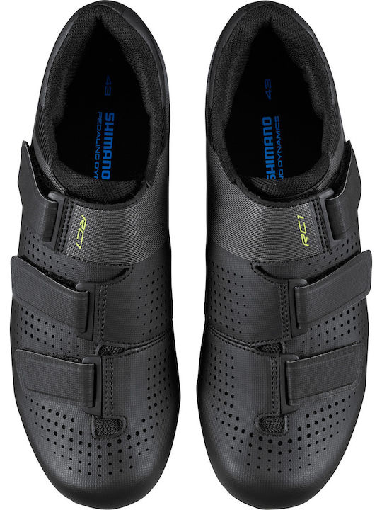 Shimano SH-RC100 Men's Low Road Cycling Shoes Black