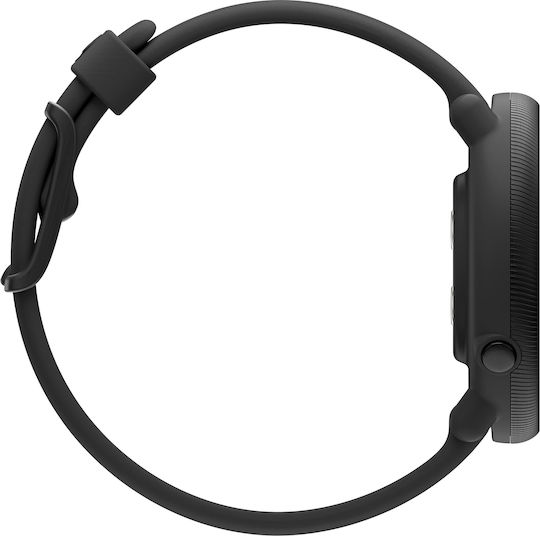 Polar Ignite 2 Stainless Steel 43mm Waterproof Smartwatch with Heart Rate Monitor (Black Pearl)