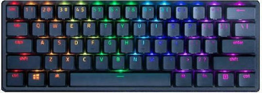 Razer Huntsman Mini Gaming Μηχανικό Πληκτρολόγιο 60% με RGB φωτισμό (Αγγλικό US)