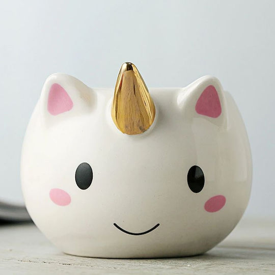 I-Total Unicorn Mug Ceramic White 475ml