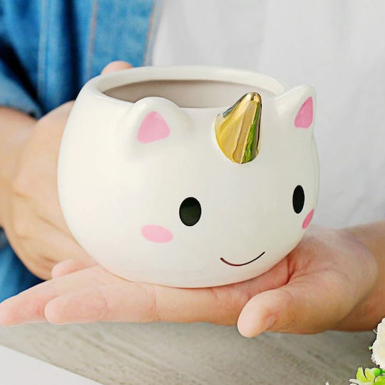 I-Total Unicorn Mug Ceramic White 475ml