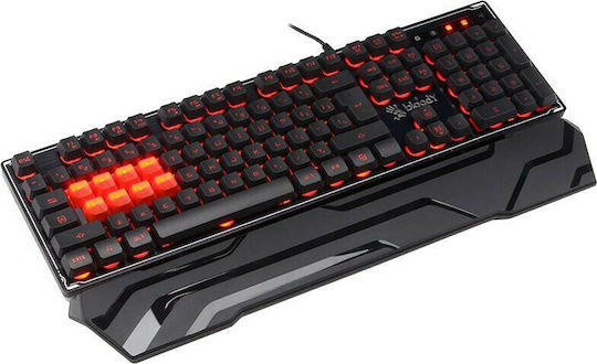 A4Tech Bloody B3370R Гейминг Механична Клавиатура с Custom суичове и RGB подсветка (Английски US) Черен