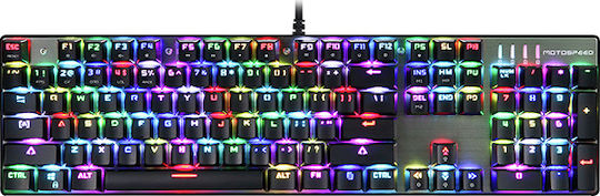 Motospeed Inflictor CK104 Gaming Μηχανικό Πληκτρολόγιο με Outemu Red διακόπτες και RGB φωτισμό (Ελληνικό)