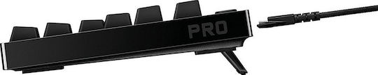 Logitech G Pro Gaming Μηχανικό Πληκτρολόγιο Tenkeyless με GX Blue διακόπτες και RGB φωτισμό (Αγγλικό US)