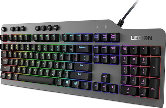 Lenovo Legion K500 Gaming Mechanical Keyboard with Outemu Red switches and RGB lighting (English US) Gray