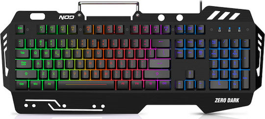 NOD Zero Dark Gaming Keyboard with RGB Lighting English US