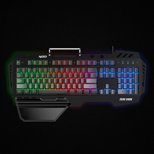 NOD Zero Dark Gaming Keyboard with RGB Lighting English US