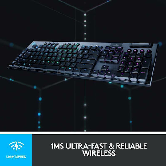 Logitech G915 Lightspeed Drahtlos Gaming Mechanische Tastatur mit GL Clicky Schaltern und RGB-Beleuchtung (Englisch US)