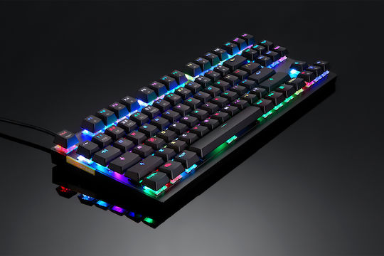 Motospeed K82 Gaming Μηχανικό Πληκτρολόγιο Tenkeyless με Outemu Blue διακόπτες και RGB φωτισμό (Αγγλικό US)