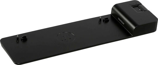 HP 2013 Ultraslim Dock Docking Station mit Ethernet und Verbindung 2 Monitore Schwarz