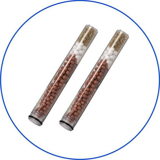 Aqua Filter Ανταλλακτικό Φίλτρο Νερού για Ντουζ 2τμχ