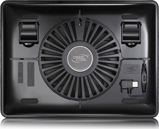 Deepcool N1 Охлаждаща подложка за Лаптоп до 15.6" с 1 Вентилатор Черен