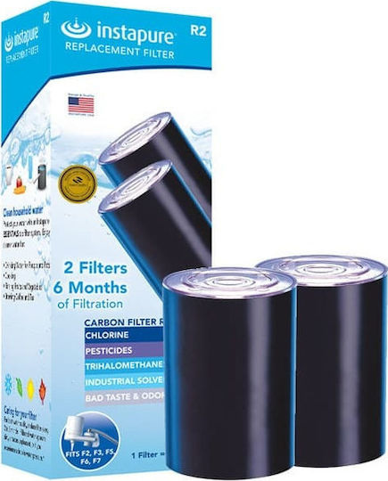 Instapure Water Filter Replacement for Faucet made of Activated Carbon R2 5 μm