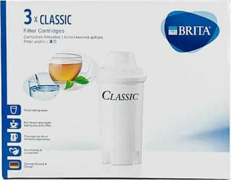 Brita Резервен филтър за вода за кана от активен въглен Classic