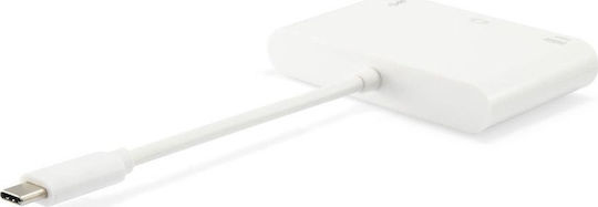 Equip USB-C Docking Station mit Weiß (133462)