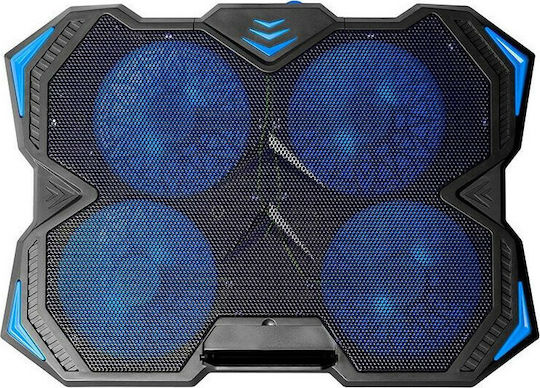 Tracer Gamezone Turbo Cooling Pad για Laptop έως 17" με 4 Ανεμιστήρες και Φωτισμό
