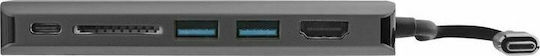StarTech USB-C Docking Station mit HDMI 4K PD Ethernet Schwarz (DKT30CSDHPD3)