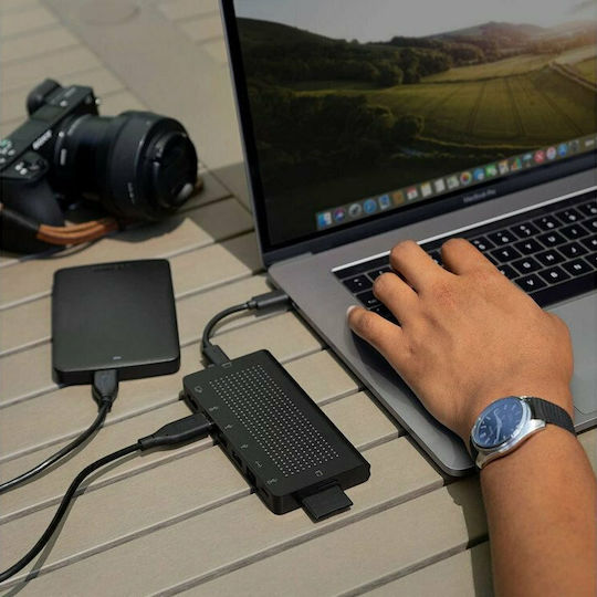 Twelve South StayGo USB-C Докинг станция с HDMI 4K PD Ethernet Черен