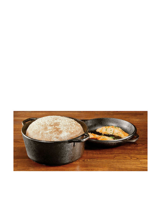 Lodge Βαθιά Κατσαρόλα από Μαντέμι 4.73lt / 27cm