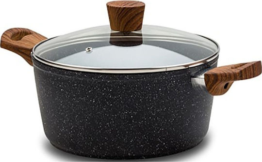 Nava Nature Tiefer Topf aus Aluminium 4.5Es / 24cm