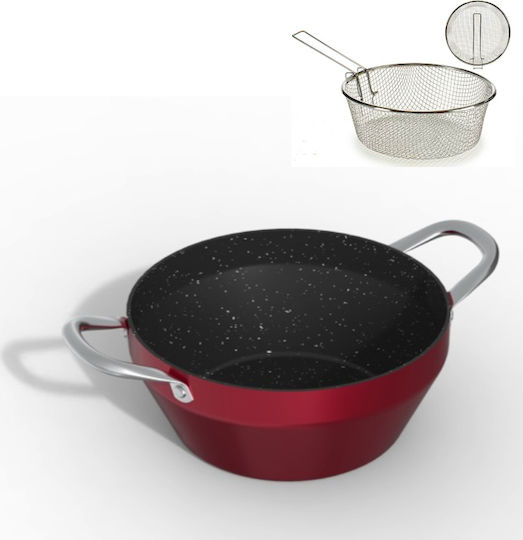 Keystone Electra Granite Κατσαρόλα Φριτέζα από Χυτό Αλουμίνιο 4lt / 24cm Keystone Electra Granite Κατσαρόλα Φριτέζα από Χυτό Αλουμίνιο 4lt / 24cm