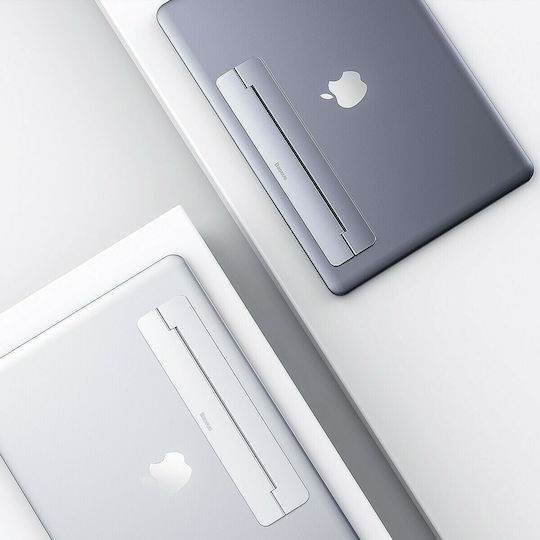 Baseus Self-Adhesive Aluminum Βάση για Laptop έως 17" Γκρι