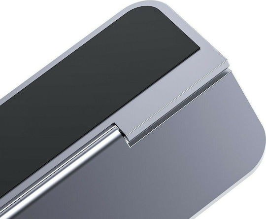 Baseus Self-Adhesive Aluminum Βάση για Laptop έως 17" Γκρι
