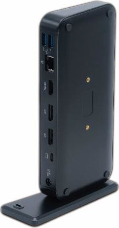Acer Docking III USB-C Докинг Станция с HDMI/DisplayPort 4K PD Ethernet и Свързване на 2 Монитора Черна